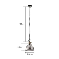 Nowodvorski Lighting Pendellamper > Hængelampe Amalfi, sølv, Ø 20 cm