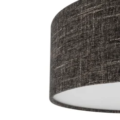 Pendellamper|Pendellamper ^ Nowodvorski Lighting Hængelampe Amarela L, sort melange, tekstil, E27