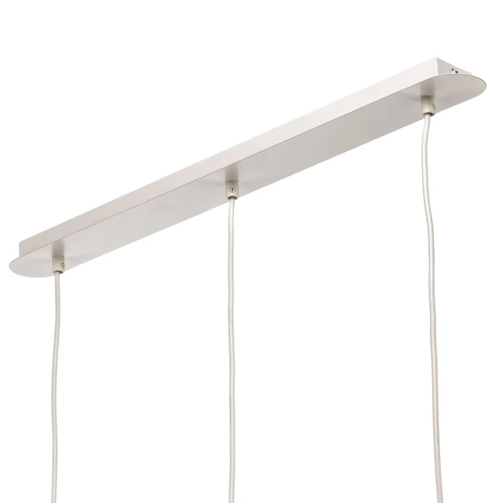 Pendellamper ^ EMIBIG LIGHTING Hængelampe Barbado, 3 lyskilder i hvid