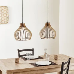 Pendellamper|Pendellamper ^ TEMAR LIGHTING Hængelampe Barrel med 2 lyskilder