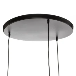 Pendellamper|Pendellamper ^ TEMAR LIGHTING Hængelampe Barrel med træskærme, 3 lyskilder, rund