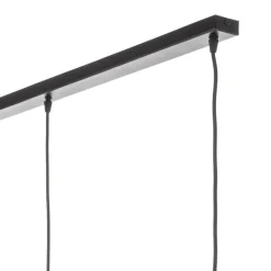 Pendellamper|Pendellamper ^ TEMAR LIGHTING Hængelampe Barrel med træskærme, 3 lyskilder, lang