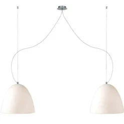 Casablanca Pendellamper|Pendellamper > Hængelampe BELL 21 cm, sandfarvet, med 2 lyskilde