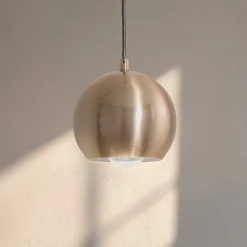Opviq Pendellamper|Pendellamper > Hængelampe Berceste 9201, Ø 15 cm, guld, jern, E27