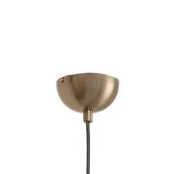 Opviq Gang|Pendellamper > Hængelampe Berceste, guldfarvet, metal, Ø 22 cm, E27