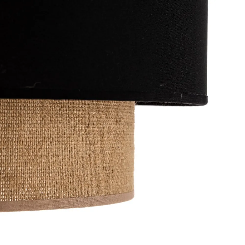 Duolla Pendellamper > Hængelampe Boho Ø 45 cm 1-faset sort/jute