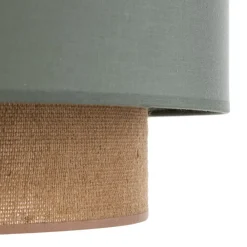 Duolla Gang|Pendellamper > Hængelampe Boho Ø 45 cm 1-flammet salviegrøn/jute
