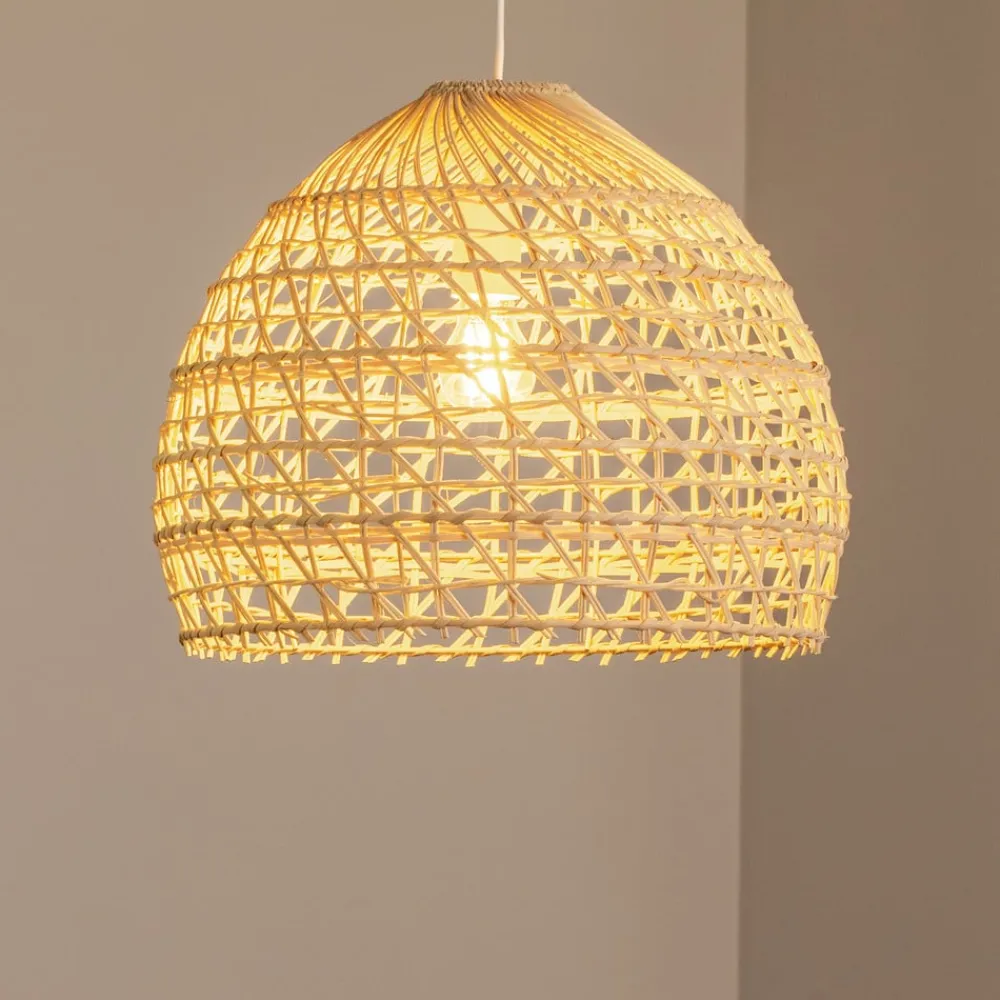 Nowodvorski Lighting Pendellamper > Hængelampe BOHO, Ø 43 cm, naturbrun, rattan, E27