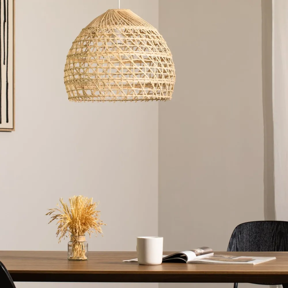 Nowodvorski Lighting Pendellamper > Hængelampe BOHO, Ø 43 cm, naturbrun, rattan, E27