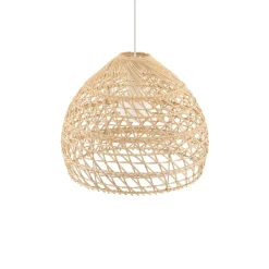 Nowodvorski Lighting Pendellamper > Hængelampe BOHO, Ø 43 cm, naturbrun, rattan, E27