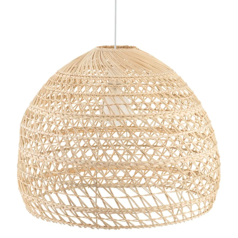 Pendellamper ^ Nowodvorski Lighting Hængelampe BOHO, Ø 60 cm, naturbrun, rattan, E27