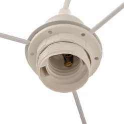 Duolla Pendellamper > Hængelampe Boho, dobbelt skærm, beige