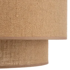 Pendellamper|Pendellamper ^ Duolla Hængelampe Boho jute naturbrun Ø45cm 1 lyskilde
