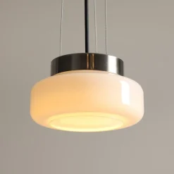 ALDEX Pendellamper > Hængelampe BonBon, creme, Ø 16 cm, glas