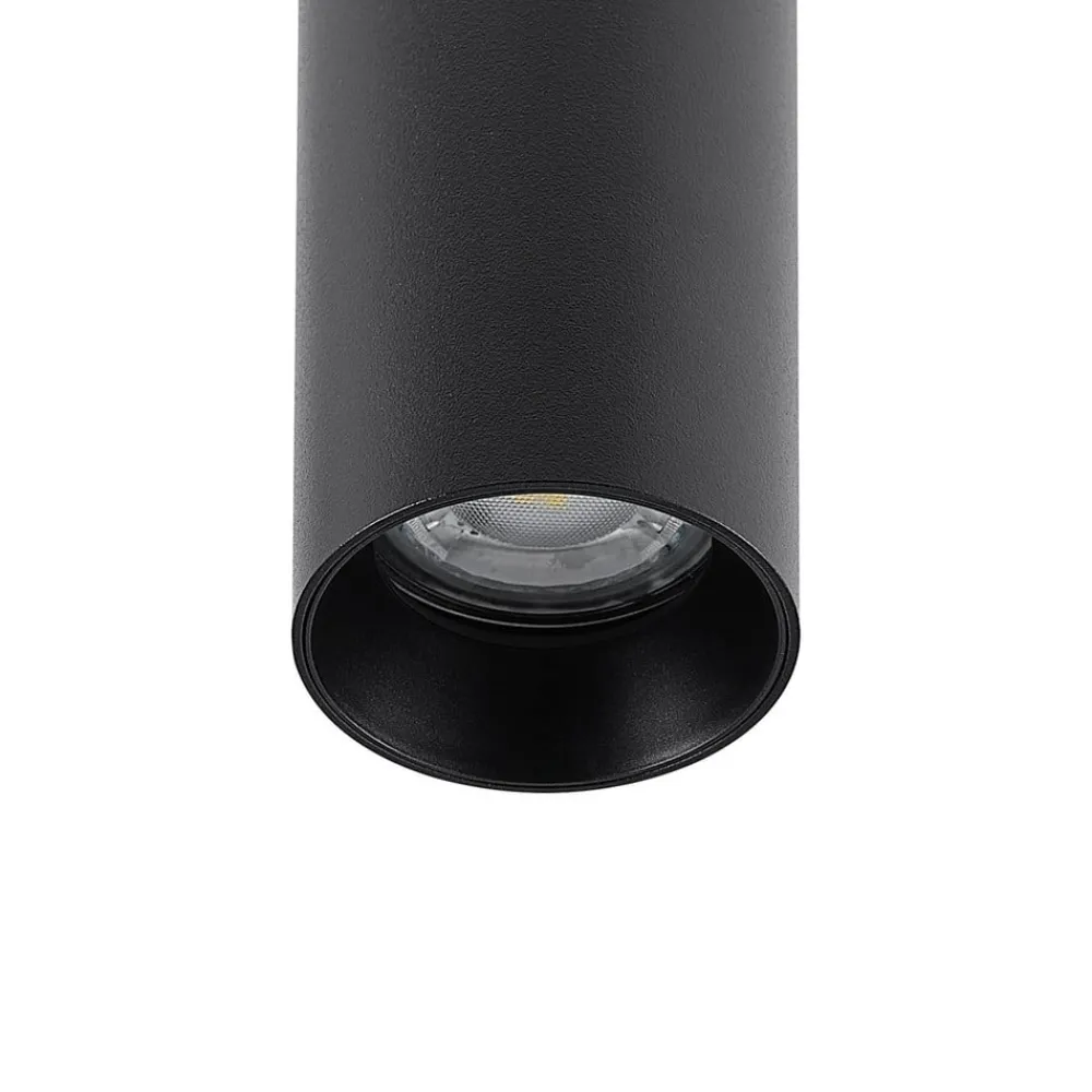 Deko-Light Pendellamper > Hængelampe CAN, sort, højde 15 cm, Ø 6 cm, metal, GU10