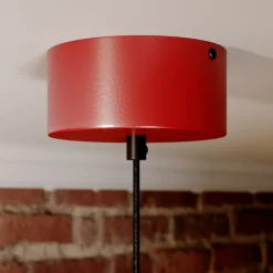 Luminex Pendellamper > Hængelampe CLASS, rød/hvid, Ø 36 cm, metal