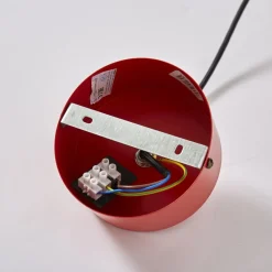 Luminex Pendellamper > Hængelampe CLASS, rød/hvid, Ø 36 cm, metal