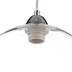Pendellamper ^ SOLLUX LIGHTING Hængelampe Colour, glasskærm transparent