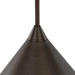 TK Lighting Pendellamper > Hængelampe Cono, 1 lyskilde, Ø 50 cm, brun, E27