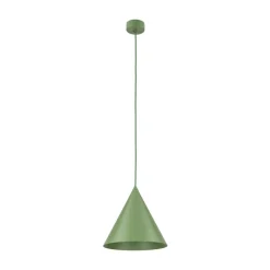 TK Lighting Pendellamper > Hængelampe Cono, 1 lyskilde, Ø 25 cm, grøn, E27