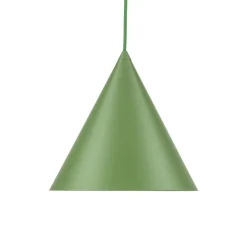 TK Lighting Pendellamper > Hængelampe Cono, 1 lyskilde, Ø 25 cm, grøn, E27