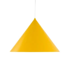 TK Lighting Pendellamper > Hængelampe Cono, 1 lyskilde, Ø 50 cm, gul, E27