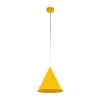 Pendellamper ^ TK Lighting Hængelampe Cono, 1 lyskilde, Ø 25 cm, gul, E27