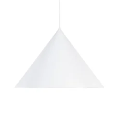 TK Lighting Pendellamper > Hængelampe Cono, 1 lyskilde, Ø 50 cm, hvid, E27