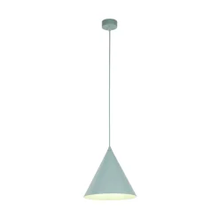 TK Lighting Pendellamper > Hængelampe Cono, 1 lyskilde, Ø 25 cm, mint, E27