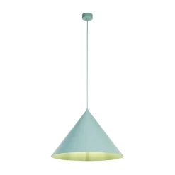 TK Lighting Pendellamper > Hængelampe Cono, 1 lyskilde, Ø 50 cm, mint, E27