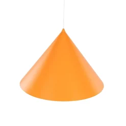 TK Lighting Pendellamper > Hængelampe Cono, 1 lyskilde, Ø 50 cm, orange, E27