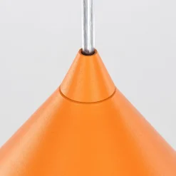TK Lighting Pendellamper > Hængelampe Cono, 1 lyskilde, Ø 50 cm, orange, E27