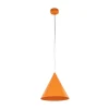 TK Lighting Pendellamper|Pendellamper > Hængelampe Cono, 1 lyskilde, Ø 25 cm, orange, E27