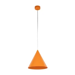 TK Lighting Pendellamper|Pendellamper > Hængelampe Cono, 1 lyskilde, Ø 25 cm, orange, E27