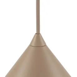 TK Lighting Pendellamper|Pendellamper > Hængelampe Cono, 1 lyskilde, Ø 50 cm, sand, E27
