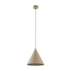 TK Lighting Pendellamper|Pendellamper > Hængelampe Cono, 1 lyskilde, Ø 25 cm, sand, E27