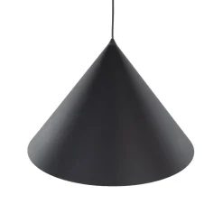 TK Lighting Gang|Pendellamper > Hængelampe Cono, 1 lyskilde, Ø 50 cm, sort, E27