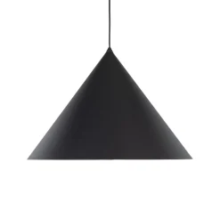 TK Lighting Gang|Pendellamper > Hængelampe Cono, 1 lyskilde, Ø 50 cm, sort, E27