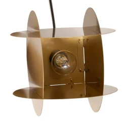 Opviq Pendellamper > Hængelampe Corner, guldfarvet, 25 x 25 cm, metal, E27