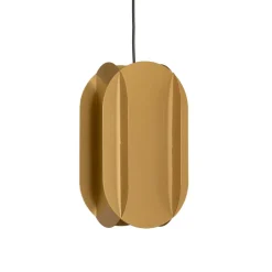 Pendellamper ^ Opviq Hængelampe Corner, guldfarvet, højde 35 cm, metal, E27