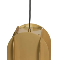 Pendellamper ^ Opviq Hængelampe Corner, guldfarvet, højde 35 cm, metal, E27