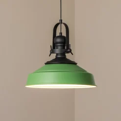Opviq Pendellamper > Hængelampe Craft, grøn, metal, Ø 41 cm, E27
