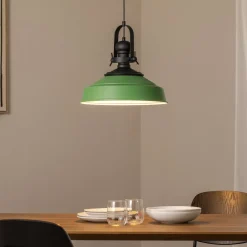 Opviq Pendellamper > Hængelampe Craft, grøn, metal, Ø 41 cm, E27