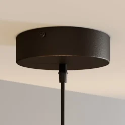 TK Lighting Pendellamper|Pendellamper > Hængelampe Cubus, rav, glas, Ø 30 cm, E27