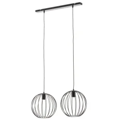 HELAM Pendellamper > Hængelampe Cumera 2 lyskilder, lang, Ø skærm 30 cm