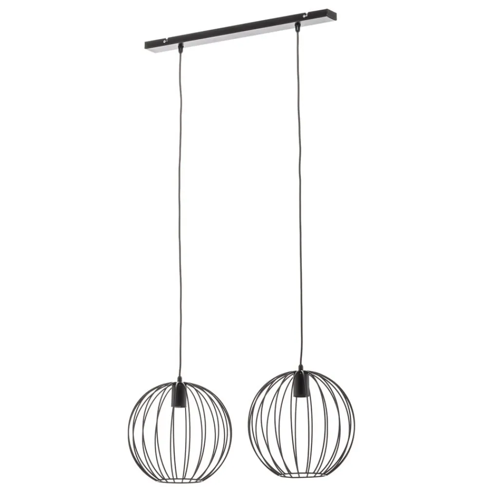HELAM Pendellamper > Hængelampe Cumera 2 lyskilder, lang, Ø skærm 30 cm
