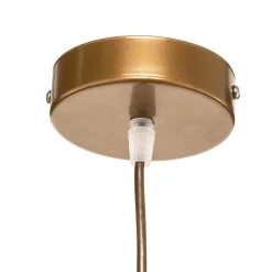 Duolla Pendellamper > Hængelampe Devon, brun/beige/ecru/guld Ø45cm