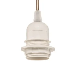 Duolla Pendellamper > Hængelampe Devon, brun/beige/ecru/guld Ø45cm