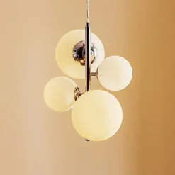 Pendellamper ^ ALDEX Hængelampe Dione, 4 lyskilder, krom
