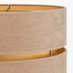 Duolla Pendellamper|Pendellamper > Hængelampe Duo, beige/guld, Ø40cm, 1 lyskilde